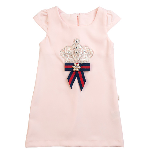 Платье с брошью LILAX 4205 для девочек, цвет розовый
