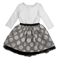 <b>Microbe Couture</b><br>Платье с пышной юбкой Microbe Couture 44216612 для девочек, цвет молочный