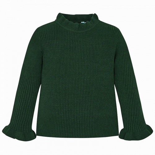 Изумрудный пуловер для девочек Mayoral 04003-045 для девочек, цвет зеленый