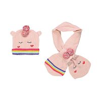 <b>Billieblush</b><br>Шапка и шарф BILLIEBLUSH U08071/46F для маленькой девочки, цвет нежно-розовый