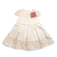 <b>Moda Granda</b><br>Молочное платье с камнями Moda Granda 6117 для девочек, цвет молочный